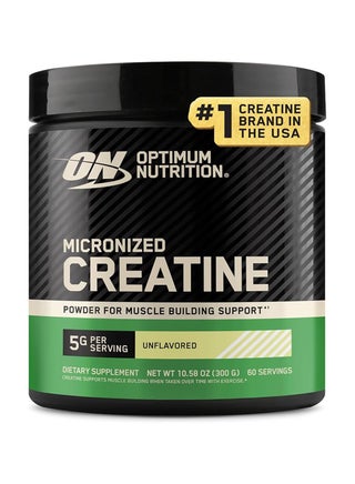 Micronized Creatine Monohydrate Powder for Muscle Building Support - Unflavored, 300 Grams, 60 Servings - view 1