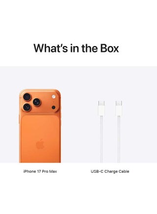 iPhone 17 Pro Max 256GB (Nano SIM + eSIM) Cosmic Orange 5G With FaceTime - International Version - view 4