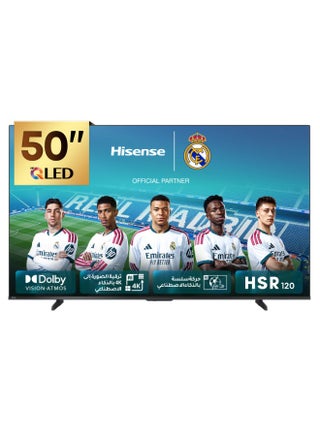 Hisense 50 inch QLED Smart TV E7Q-Quantum Dot Colour, AI Picture, Dolby Vision, Dolby Atmos, Share to TV, Voice Control, Filmmaker Mode, Youtube, Netflix, Disney+  50E7Q (2025 UAE Version) 50E7Q black - view 1